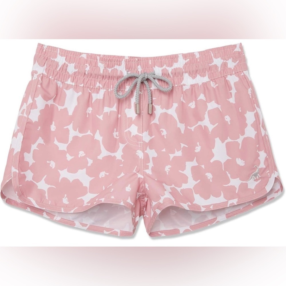 NWT Boardshorts Pink Floral Size 10 Quick Dry by SurfCuz swim short, swim trunks